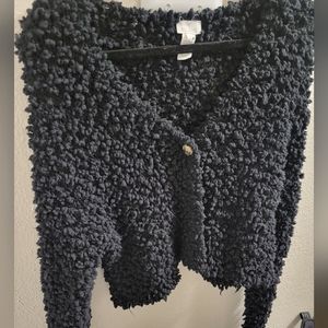 XS west of Melrose fuzzy sweater!